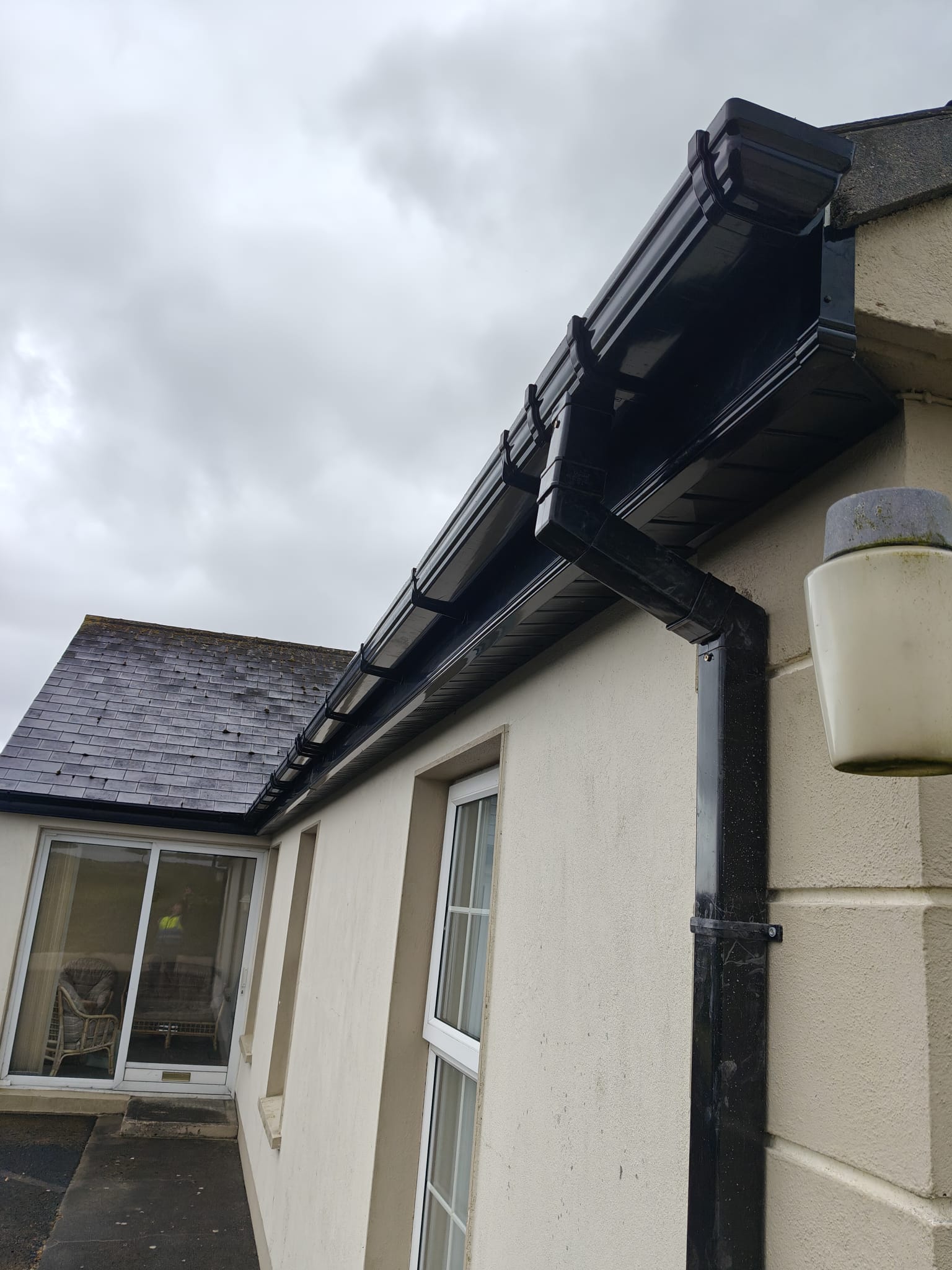 Guttering renovation, 1930s–50s semi