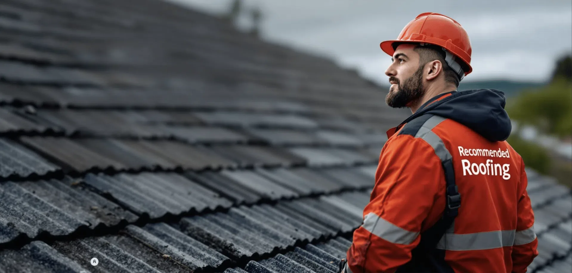 Roofer at work on a Dublin home